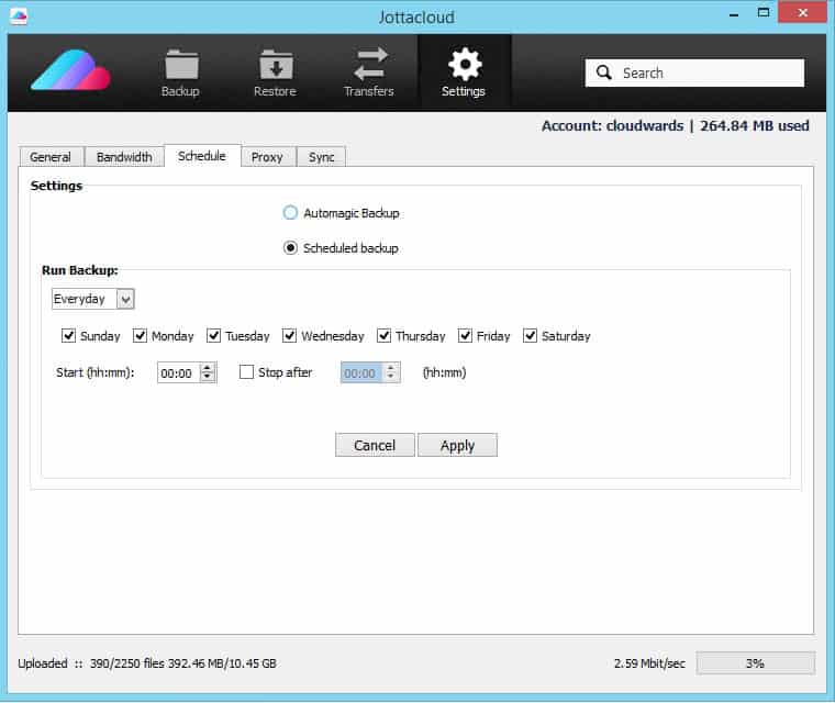 are files in jottacloud saved full size are files in jottacloud saved full size