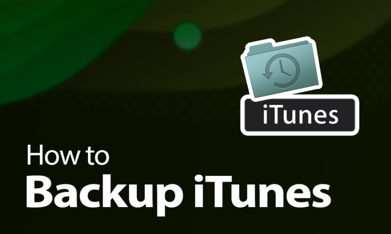 how to backup itunes