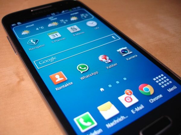 Samsung mobile S4 Whatsapp Image