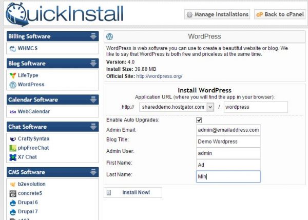 HostGatorWordPress