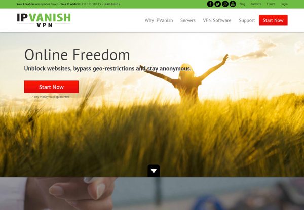IPVanish Review IPVanish Homepage