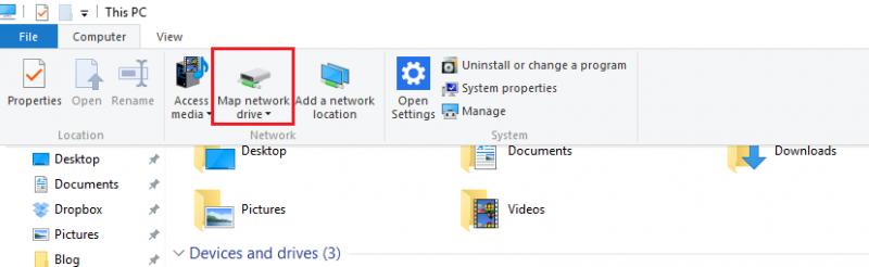 Step 3- OneDrive Map- Map Network Drive