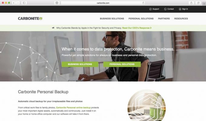 Online backup options for small business