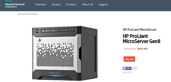 HP Proliant Microserver