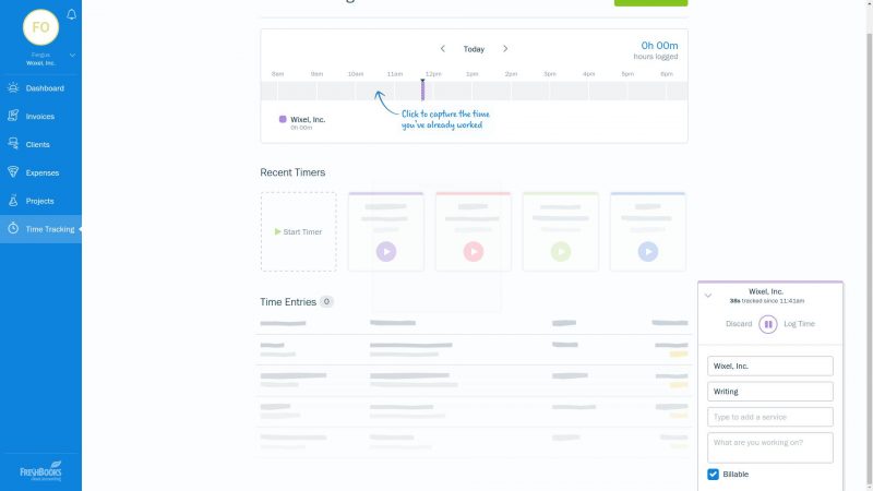 freshbookstimer