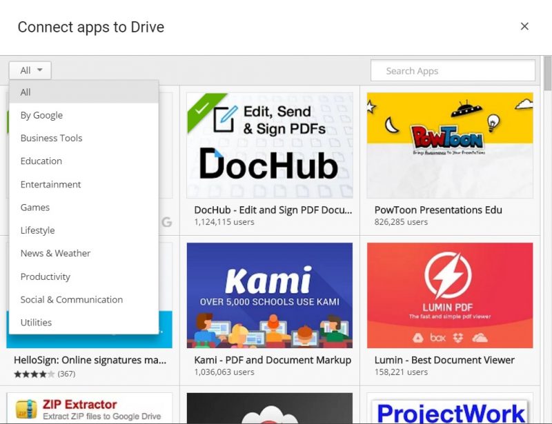 google-drive-app-connect