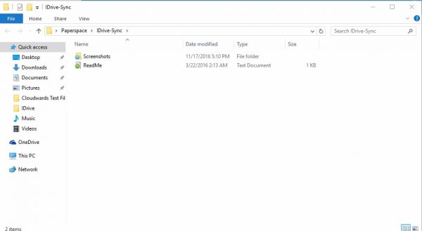 idrive-sync-folder