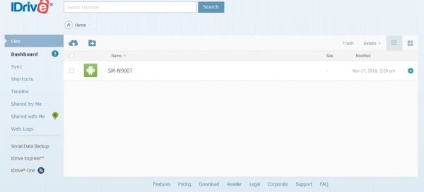 idrive-web-client