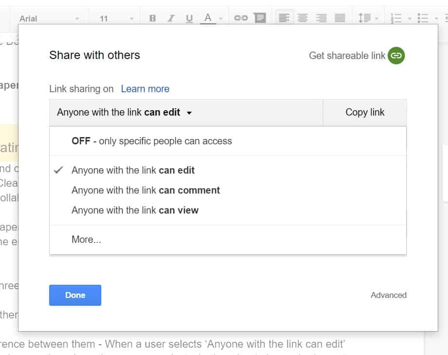 google docs google drive difference