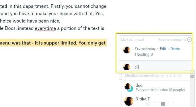 dropbox paper vs