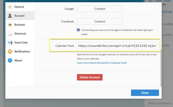 wunderlist calendar integration wunderlist calendar integration