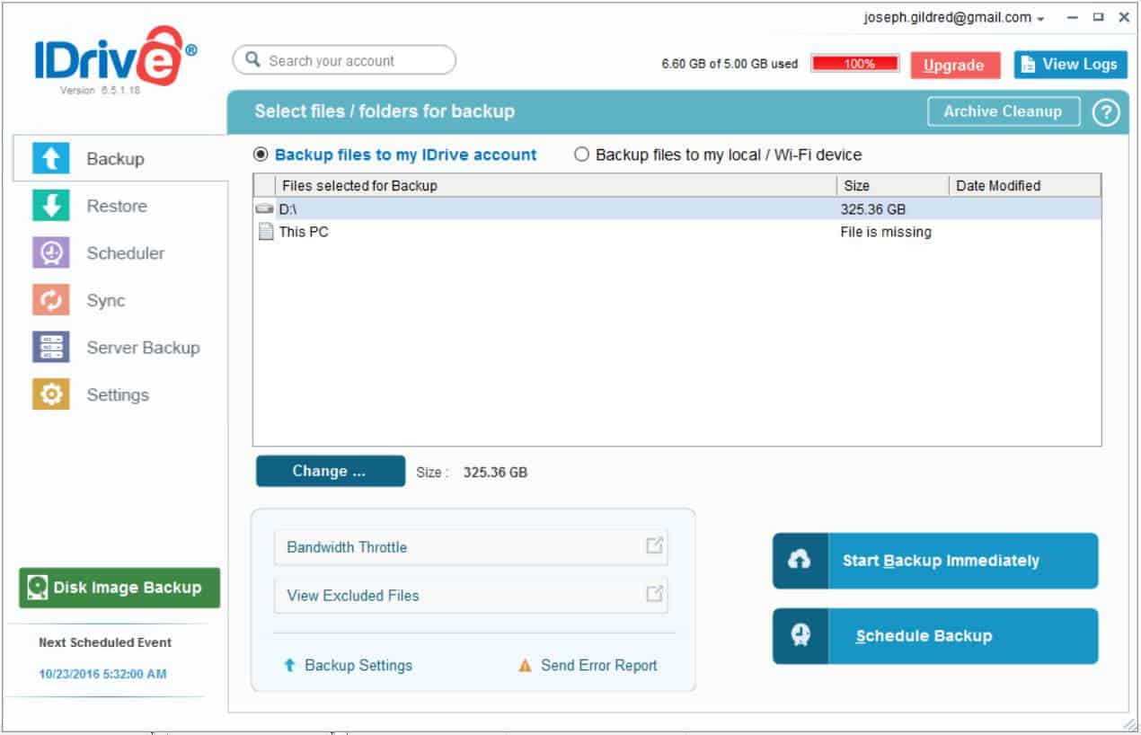 idrive dropbox