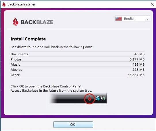 backblaze-installer