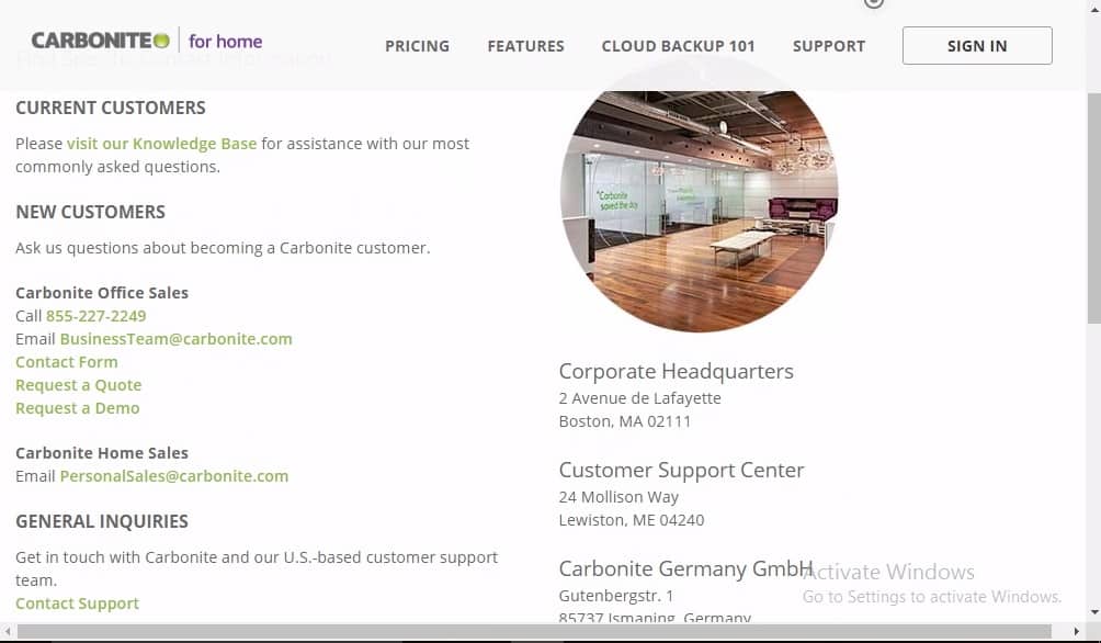 carbonite support agent carbonite support agent