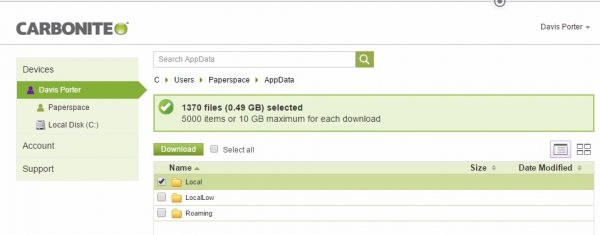 restore-from-web