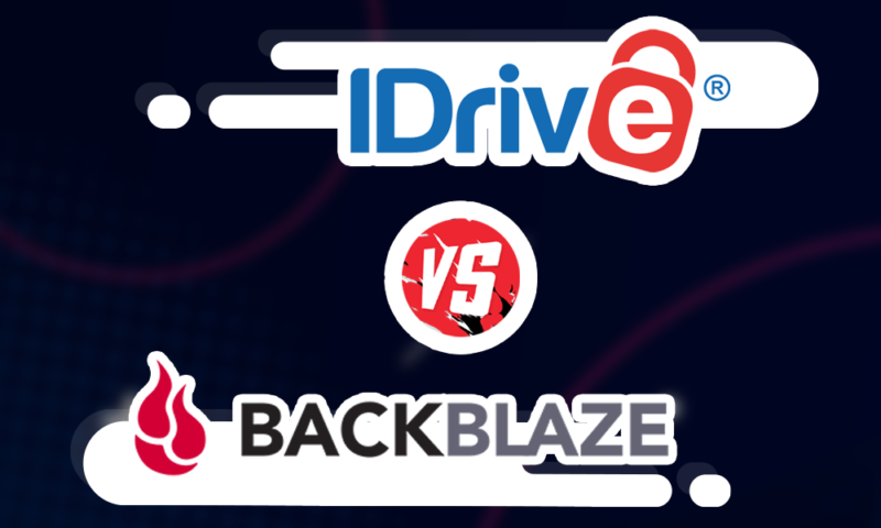 IDrive vs Backblaze