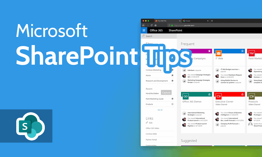 Microsoft SharePoint Tips