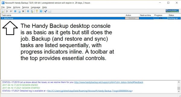HandyBackup.Console