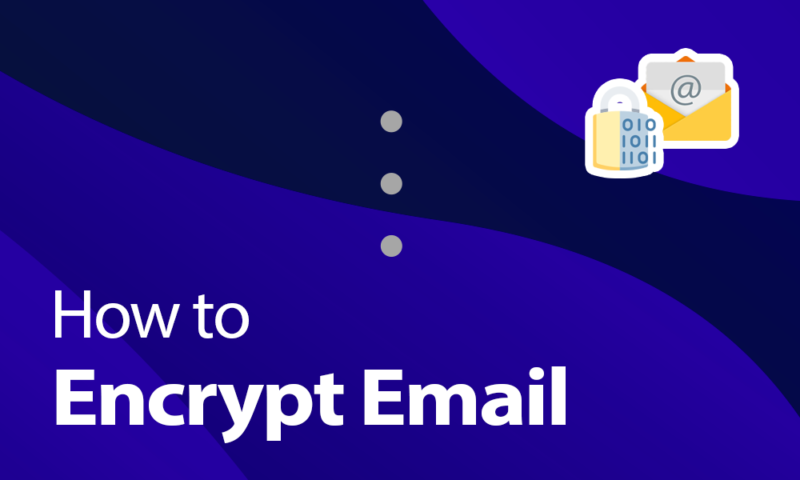 How to encrypt email