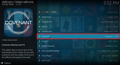 covenant kodi 17.3 download covenant kodi 17.3 download
