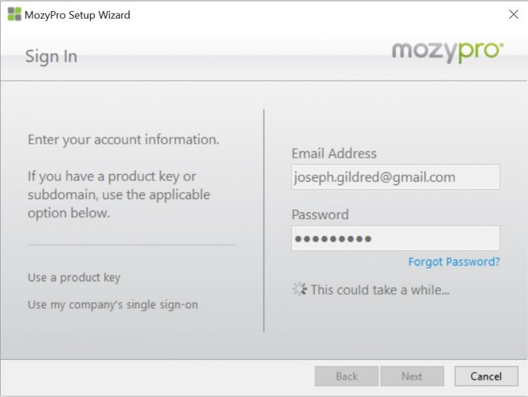 mozypro account login mozypro account login