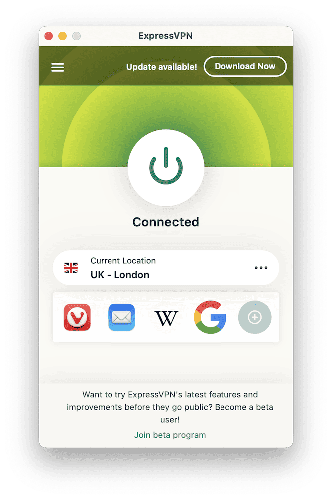 UK server expressvpn