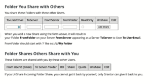 Godosync Share folders