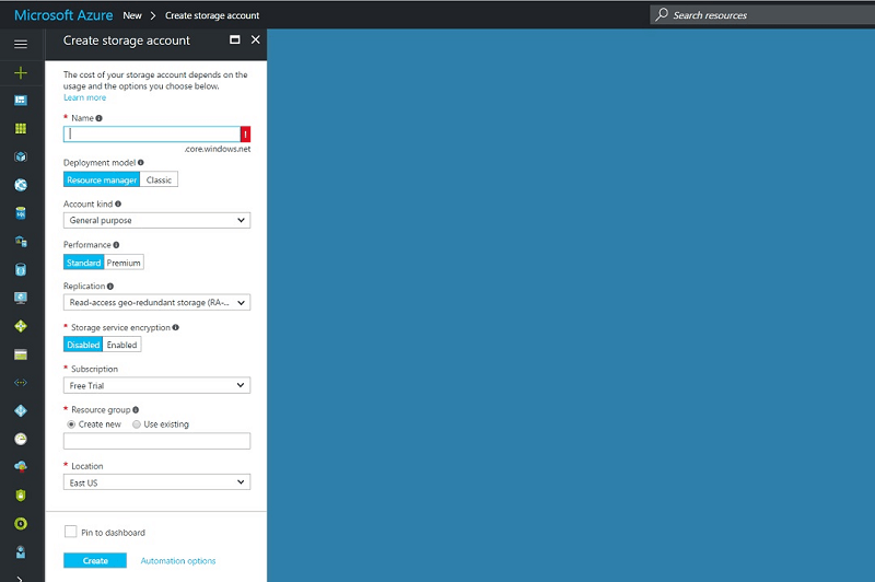 Azure.CreateStorage2