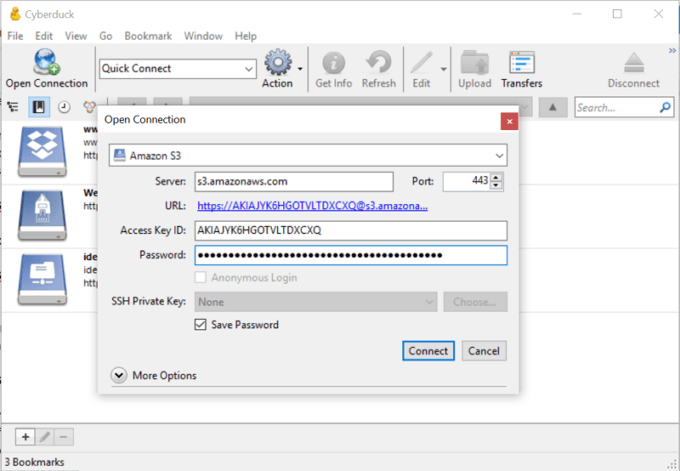 how to use cyberduck 5.5