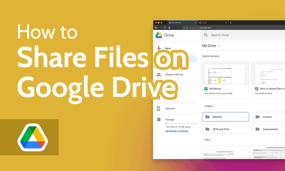 How to Share Files on Google Drive