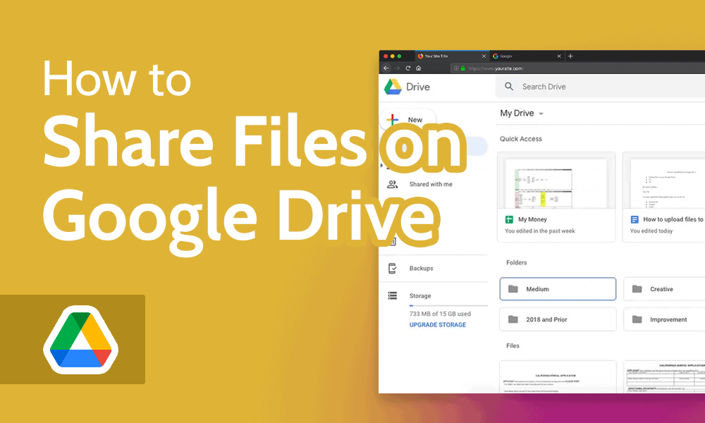 How to Upload Video Google Drive and Share With Friend