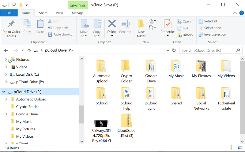 pCloud Sync Folder
