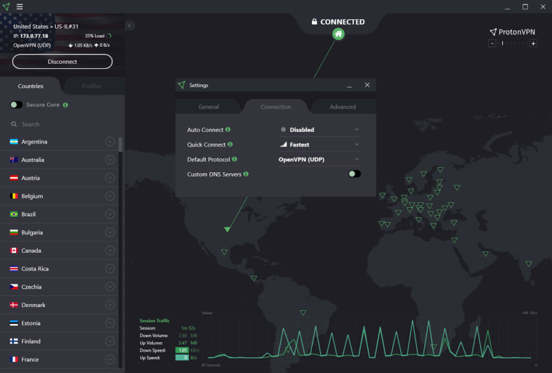 protonvpn protocols