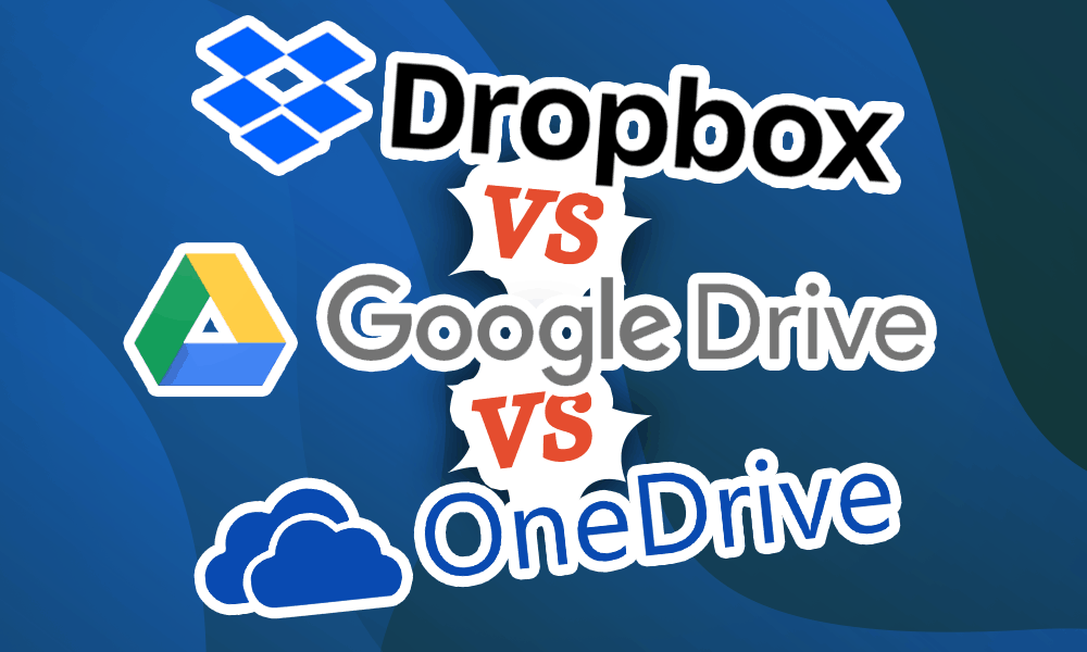 dropbox vs google drive vs onedrive vs icloud