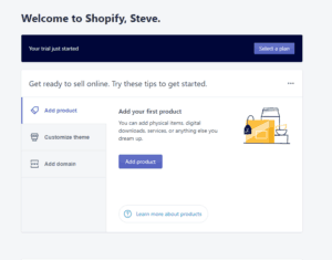 Shopify-First-Steps Shopify-First-Steps