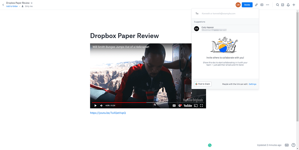 </p>
<p>Dropbox Paper is a collaborative word processor for Dropbox”/><span style=