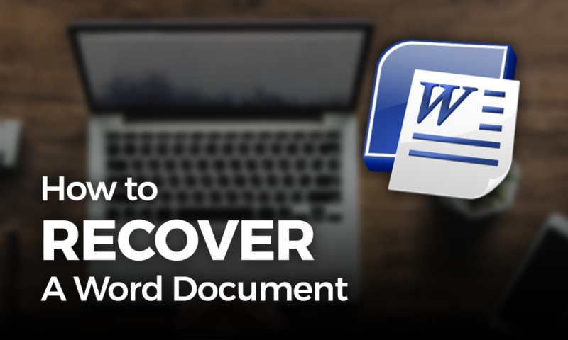 how to recover a word doc