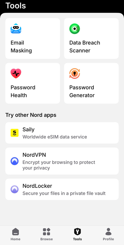 password manager ios nordpass tools