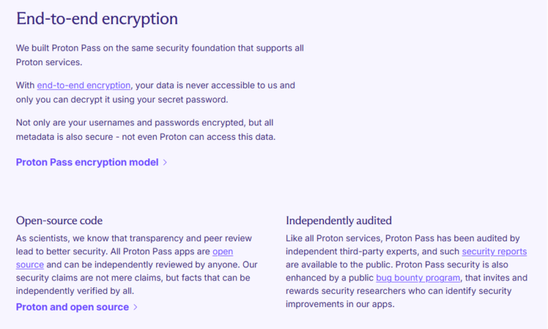 proton pass security