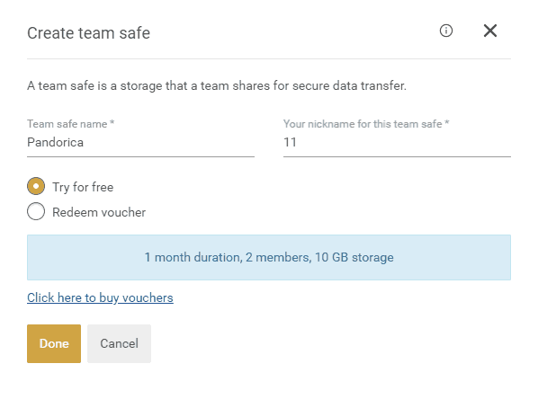 secure-safe-team-safe-creation