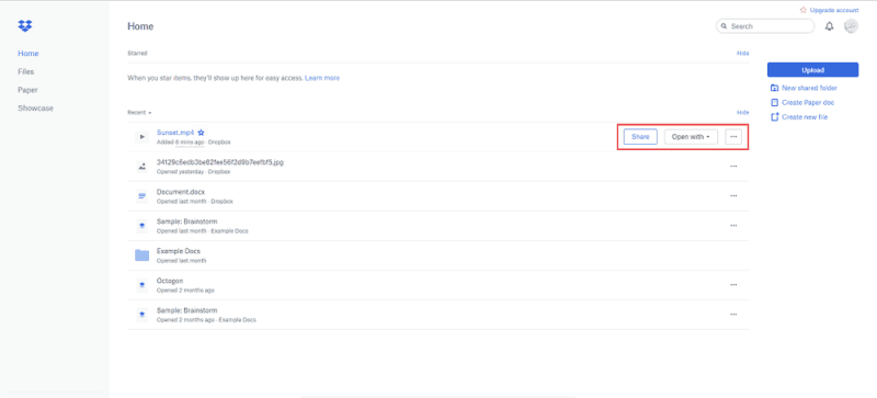 dropbox file send limit
