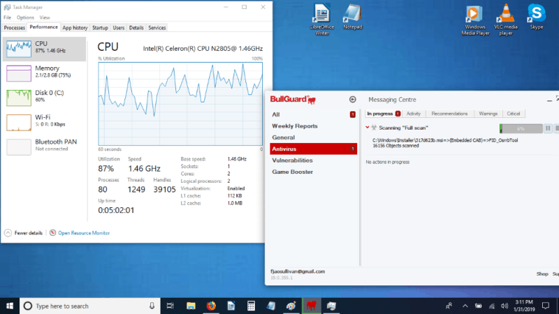 BullGuard-08-CPU-usage-during-scan BullGuard-08-CPU-usage-during-scan