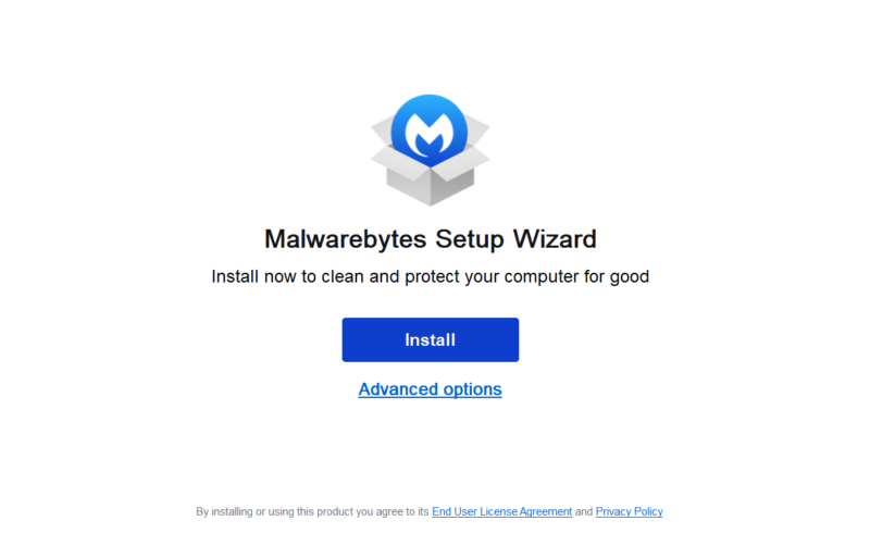 Installing Malwarebytes