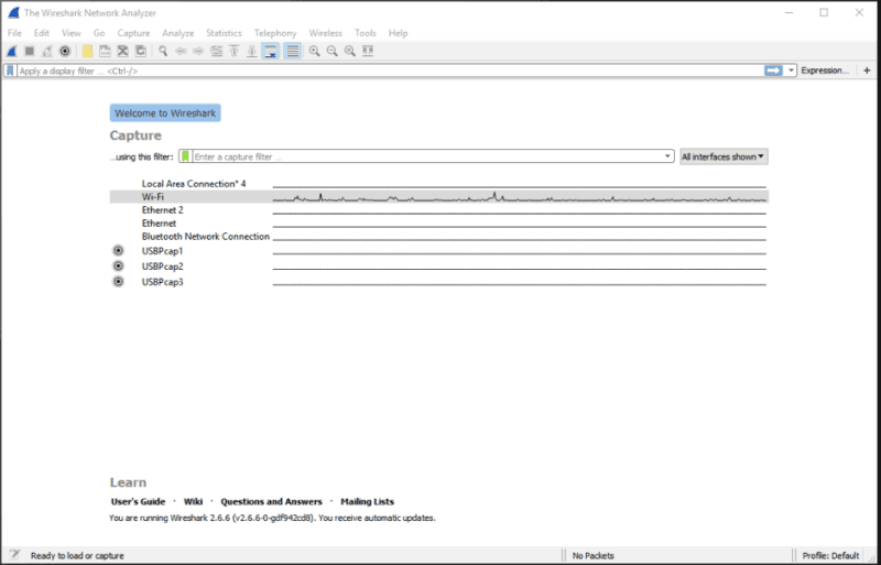 using wireshark using wireshark