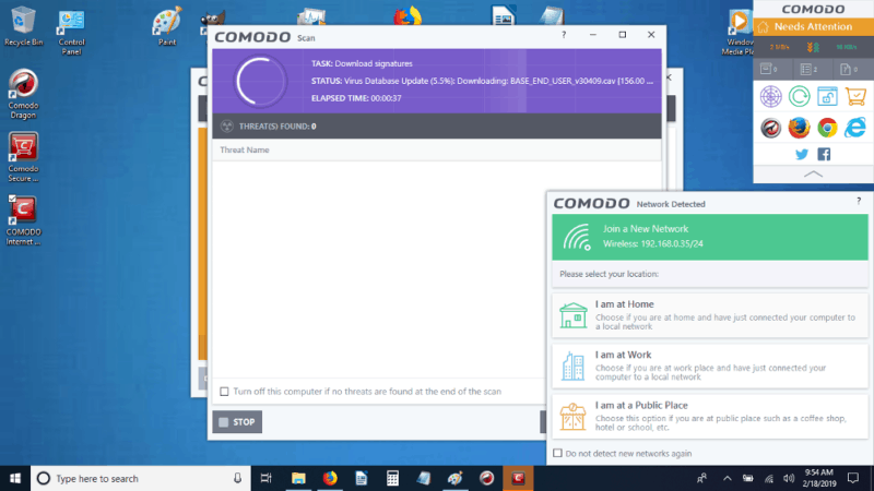 Comodo-05-multiple-screen-clutter