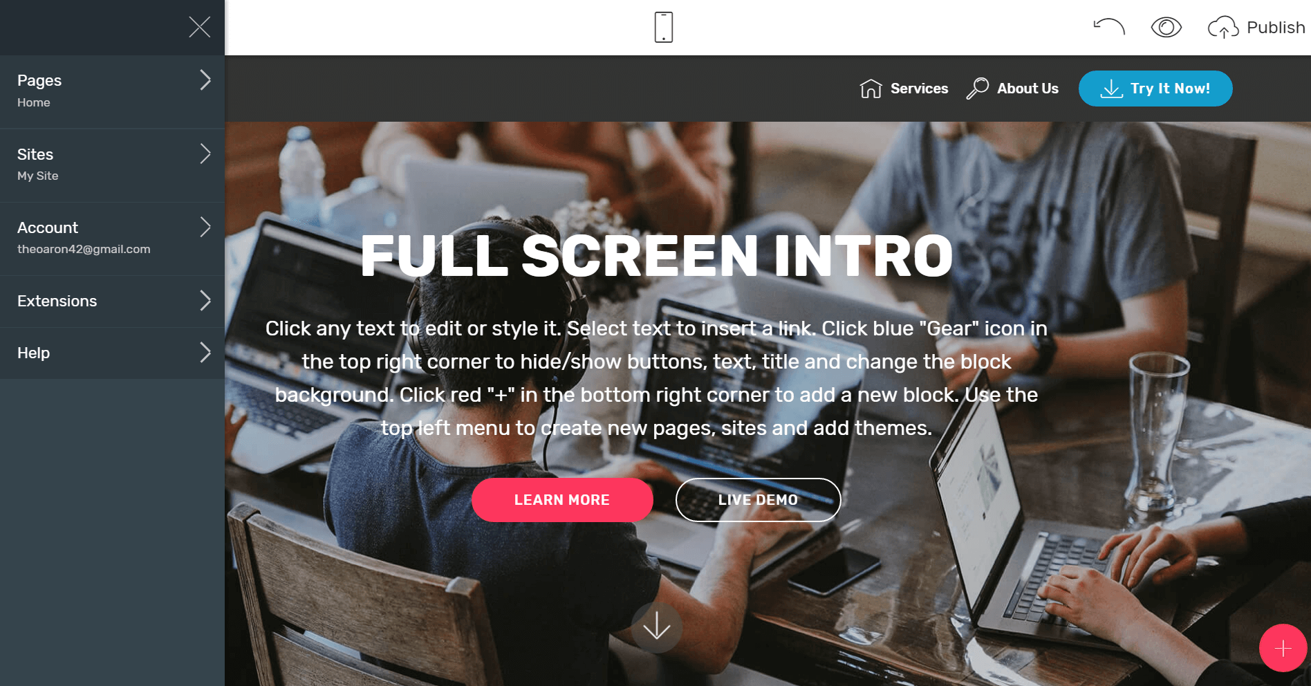 code editor mobirise full code editor mobirise full
