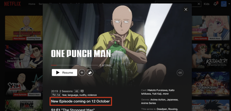 netflix mexico one-punch man season 3