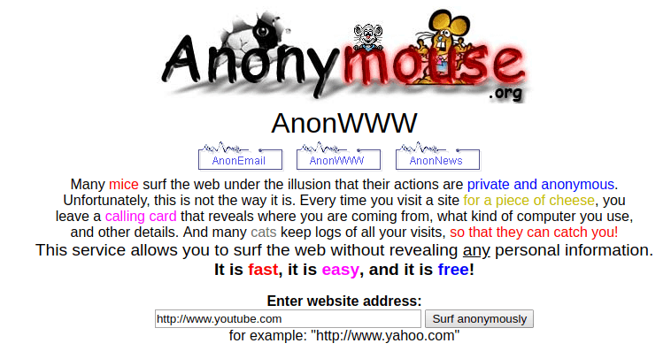 Anonymouse-proxy