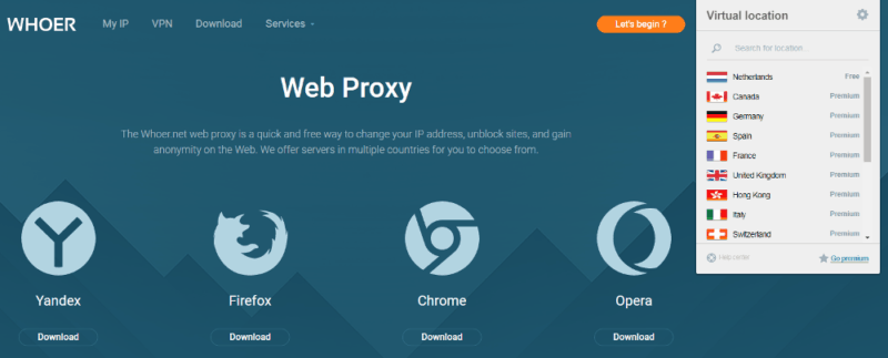 Whoer-proxy