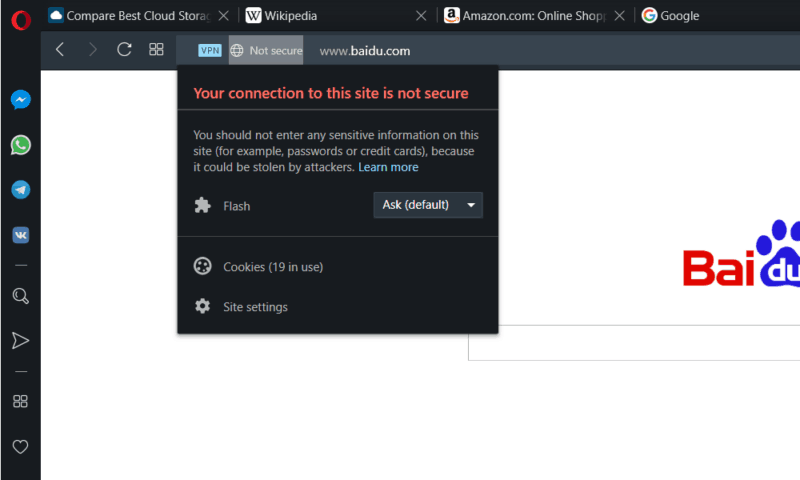 opera vpn browser review